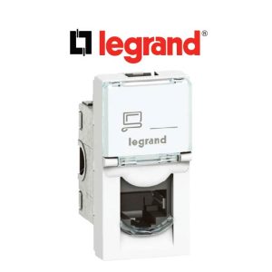 TOMA RJ45 1 MODULO CAT.6 LEGRAND 076561