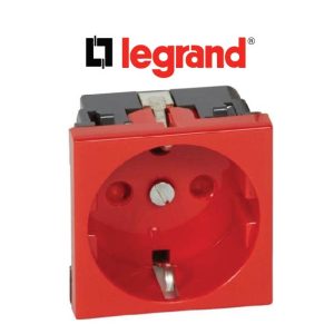 TOMA SCHUKO 16A ROJO LEGRAND 077214