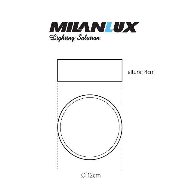 PLAFON LED 18W TRIMLESS RED NEGRO CALIDO MILANLUX - Imagen 2