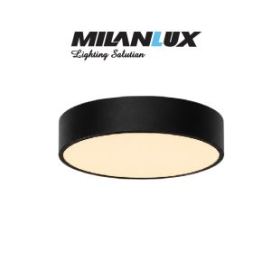 PLAFON LED 24W TRIMLESS RED NEGRO CALIDO MILANLUX