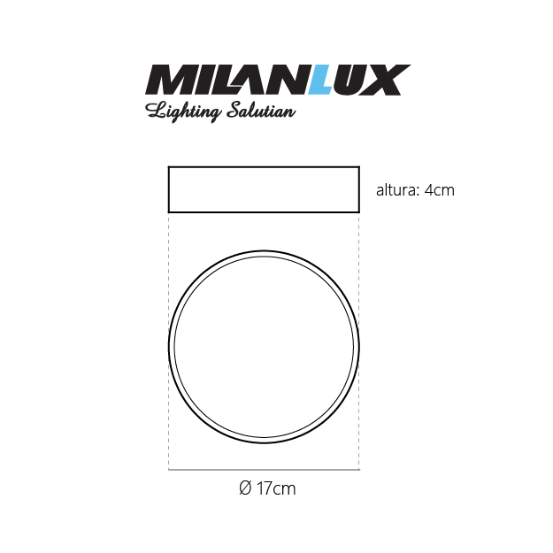 PLAFON LED 24W TRIMLESS RED NEGRO CALIDO MILANLUX - Imagen 2