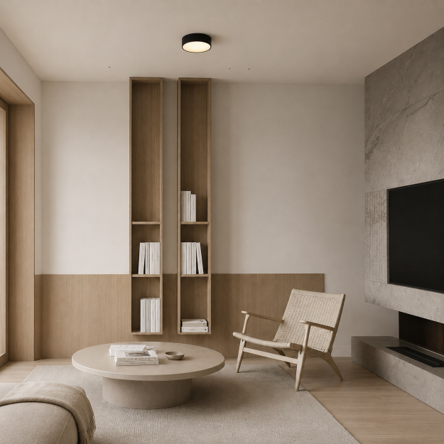 PLAFON LED 24W TRIMLESS RED NEGRO CALIDO MILANLUX - Imagen 3