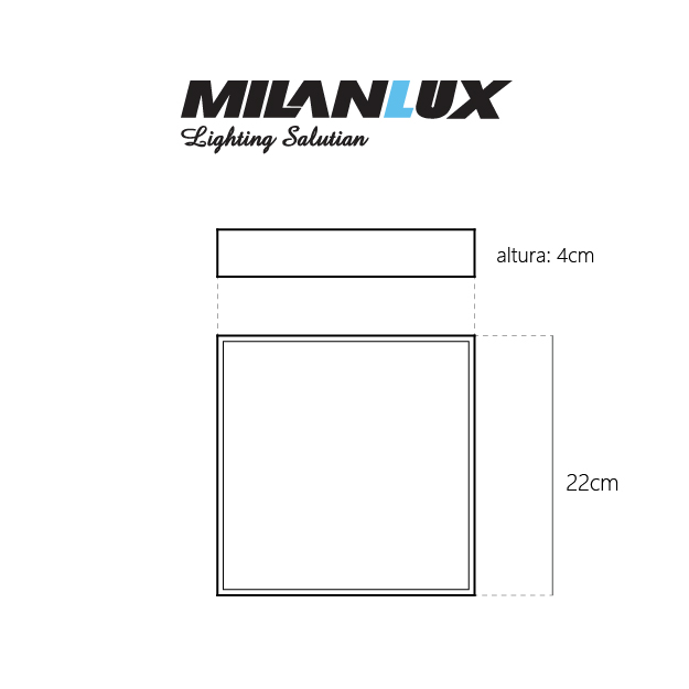 PLAFON LED 36W TRIMLESS CUADRADO BLANCO CALIDO - Imagen 2