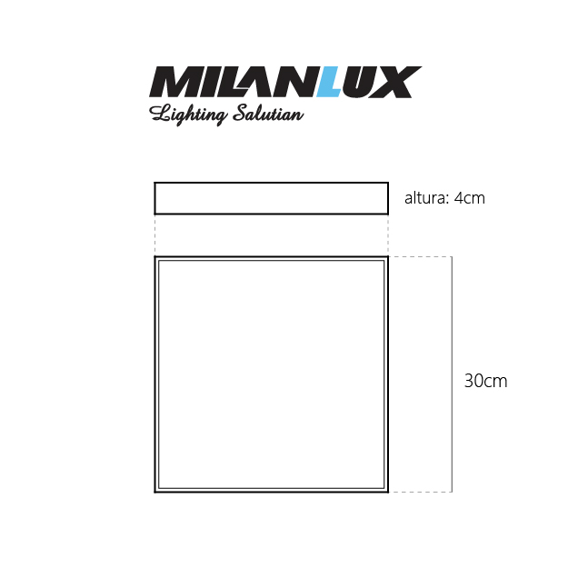 PLAFON LED 36W TRIMLESS CUADRADO BLANCO CALIDO - Imagen 2