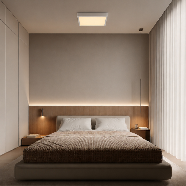 PLAFON LED 36W TRIMLESS CUADRADO BLANCO CALIDO - Imagen 3