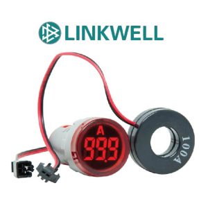 INDICADOR DE AMPERIMETRO LED 22MM 220V ROJO AD16-2