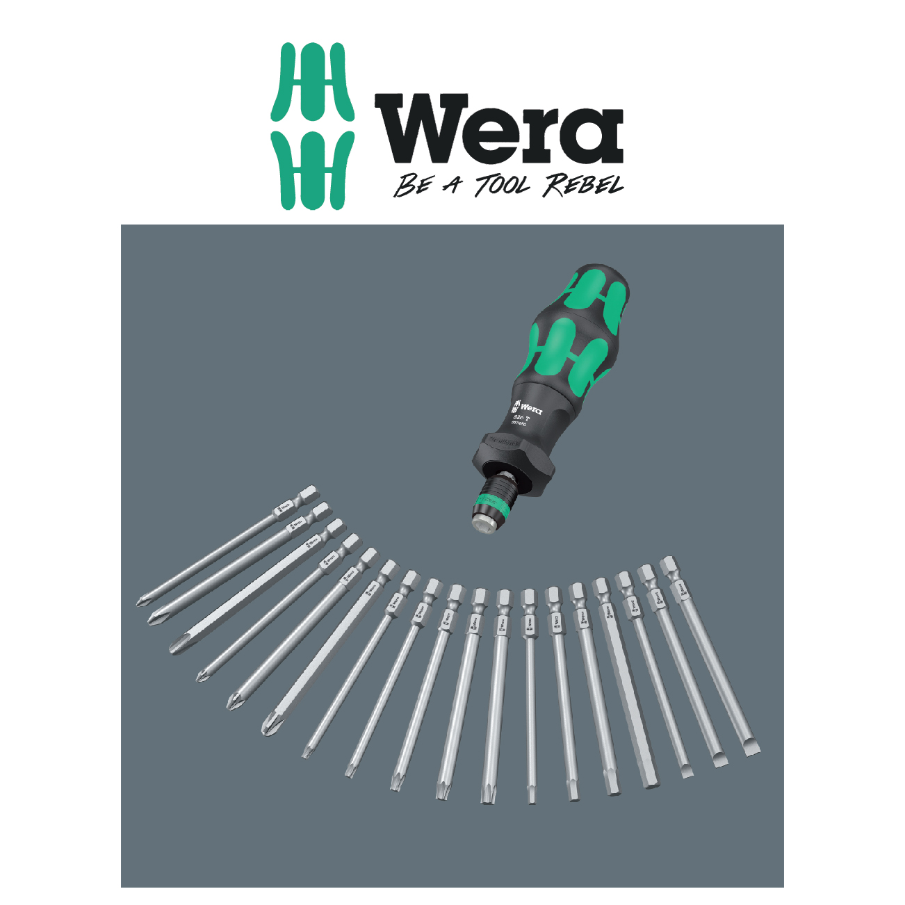 JUEGO DE DESTORNILLADOR KRAFTFORM TURBO WERA - Imagen 4